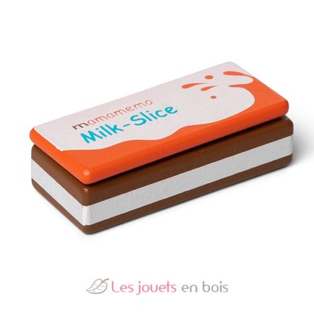 Tableta de chocolate con leche de madera As-85667 Mamamemo 2