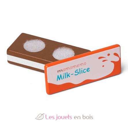 Tableta de chocolate con leche de madera As-85667 Mamamemo 3
