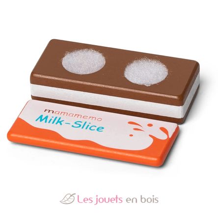 Tableta de chocolate con leche de madera As-85667 Mamamemo 4