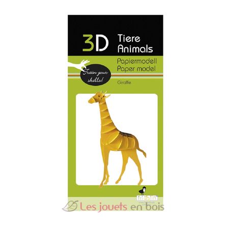 Modelo 3D de papel jirafa FR-11619 Fridolin 2