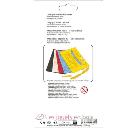Modelo 3D de papel Alionín FR-11764 Fridolin 4