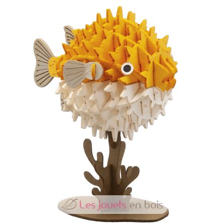 Modelo 3D de papel pez erizo FR-11771 Fridolin 1