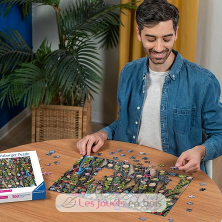 Puzzle Mercado flotante en Indonesia 500 piezas RAV12001813 Ravensburger 4