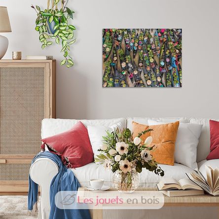 Puzzle Mercado flotante en Indonesia 500 piezas RAV12001813 Ravensburger 5