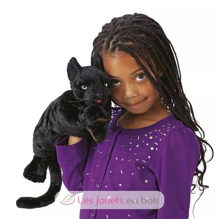 Marioneta de mano Gato negro FO-2987 Folkmanis 2