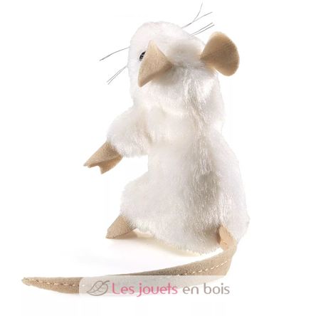 Marioneta de dedo Ratón blanco FO-2776 Folkmanis 3