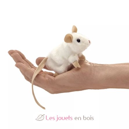 Marioneta de dedo Ratón blanco FO-2776 Folkmanis 2