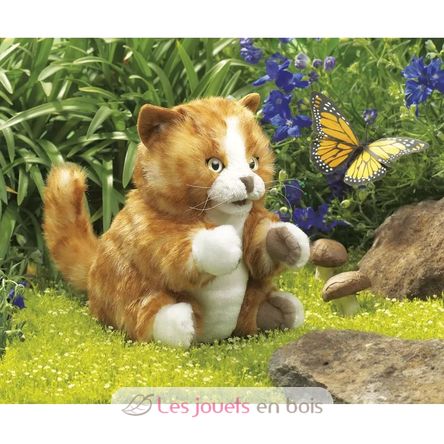 Marioneta de mano Gatito atigrado FO-2845 Folkmanis 3