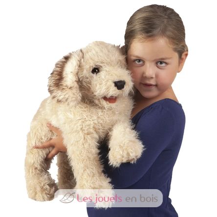 Marioneta de mano Perro Labradoodle FO-3136 Folkmanis 2