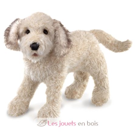Marioneta de mano Perro Labradoodle FO-3136 Folkmanis 1