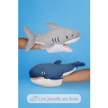 Marioneta de ballena azul HO3411 Histoire d'Ours 2