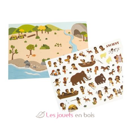 Pegatinas reutilizables civilizaciones MD1017 Mideer 3