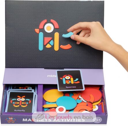 Caja de 92 formas magnéticas MD1041 Mideer 7