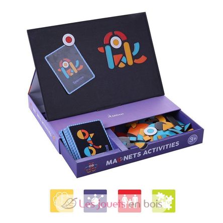 Caja de 92 formas magnéticas MD1041 Mideer 5