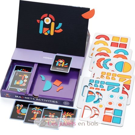 Caja de 92 formas magnéticas MD1041 Mideer 2
