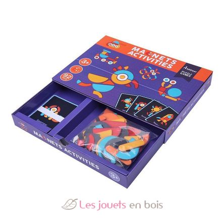 Caja de 92 formas magnéticas MD1041 Mideer 8