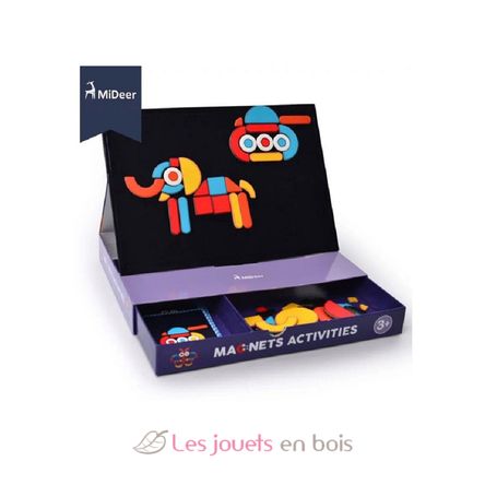 Caja de 92 formas magnéticas MD1041 Mideer 10