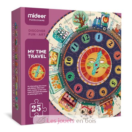 Rompecabezas autocorrectivo Reloj MD3020 Mideer 1