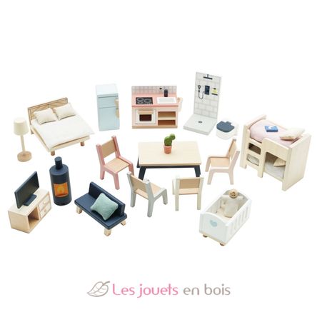 Muebles para casa de muñecas TV-ME040 Le Toy Van 1