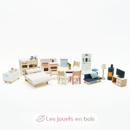Muebles para casa de muñecas TV-ME040 Le Toy Van 3