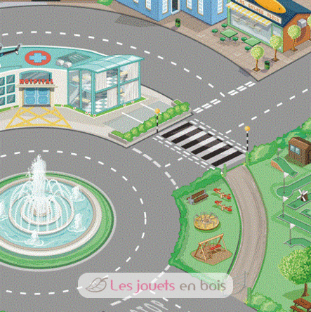Alfombra de juego de carretera y ciudad - Mediana LTVTV584 Le Toy Van 2