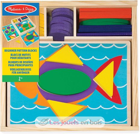 formas bloquea los patrones de aprendizaje MD-10528 Melissa & Doug 4