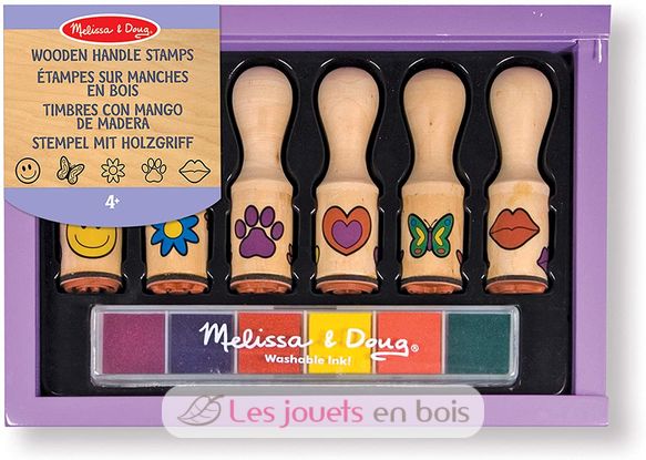 Almohadillas para sellos 1ª edad M&D12407-3943 Melissa & Doug 1
