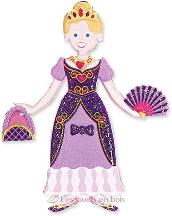 Cuaderno de pegatinas en relieve reposicionables princesas MD-19100 Melissa & Doug 6