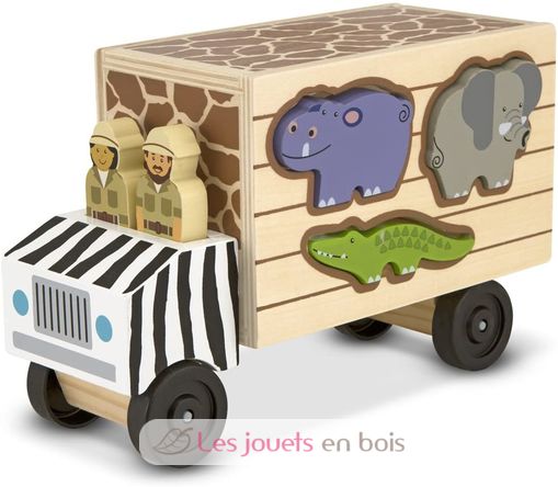 Camión de rescate de animales Safari MD-15180 Melissa & Doug 2