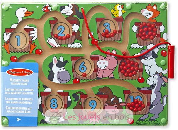Juego magnético Laberinto de números MD-12280 Melissa & Doug 3