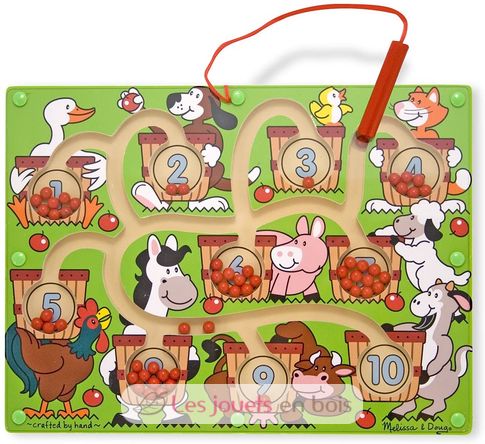 Juego magnético Laberinto de números MD-12280 Melissa & Doug 1