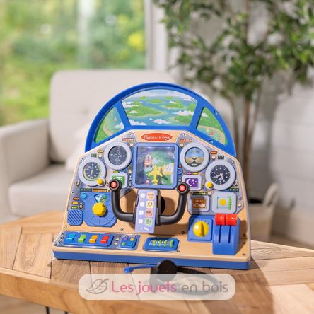 Panel de control interactivo de piloto de avión MD6073588 Melissa & Doug 2