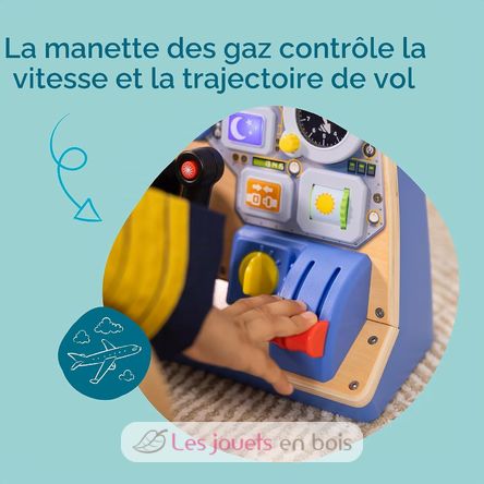 Panel de control interactivo de piloto de avión MD6073588 Melissa & Doug 4