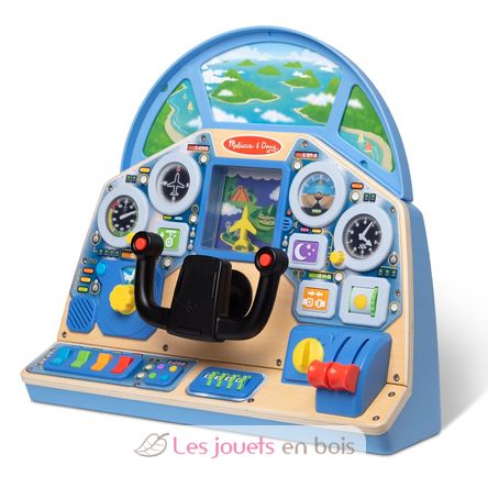 Panel de control interactivo de piloto de avión MD6073588 Melissa & Doug 1