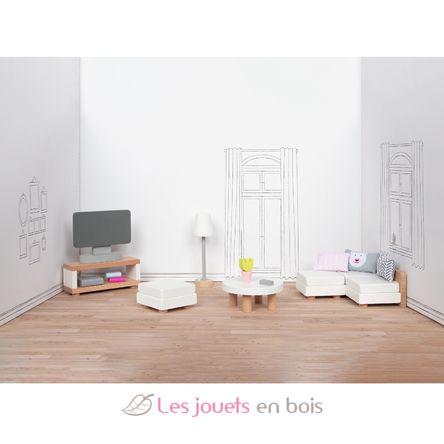 Muebles para muñecas Sala de estar GK51494 Goki 3