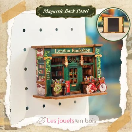 Mini Book Nook Librería de Londres CT110 Cartartem 5
