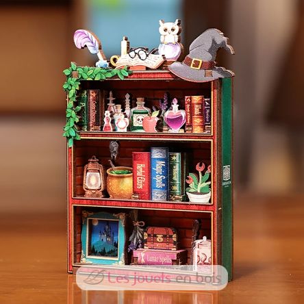 Mini Book Nook La estantería mágica T-CT100 Cartartem 2