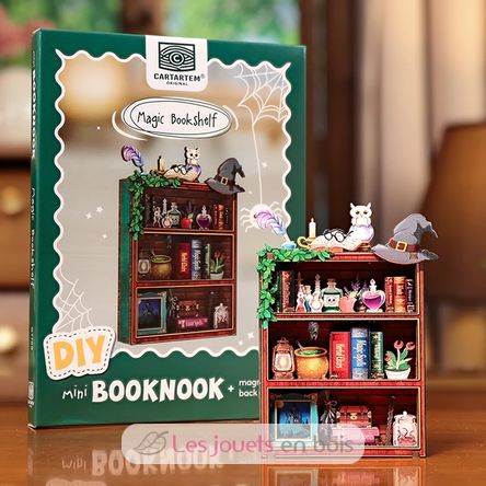 Mini Book Nook La estantería mágica T-CT100 Cartartem 3