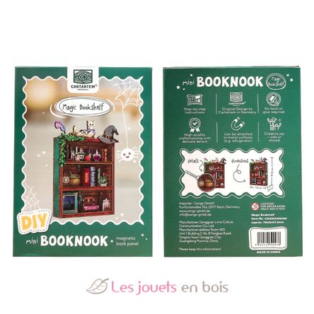 Mini Book Nook La estantería mágica T-CT100 Cartartem 5