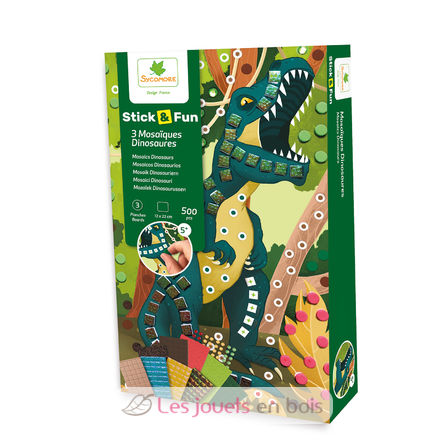 Mini mosaicos Dinosaurios SYCRE7044 Sycomore 1