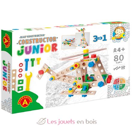 Helicóptero Constructor Junior 3x1 AT-2824 Alexander Toys 3