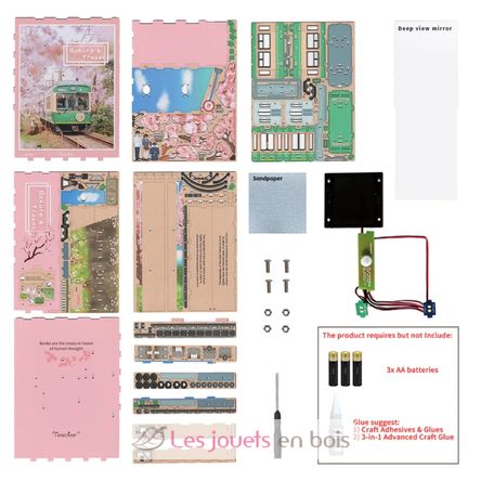 Book Nook El viaje de Sakura T-TQ119 Tonecheer 2