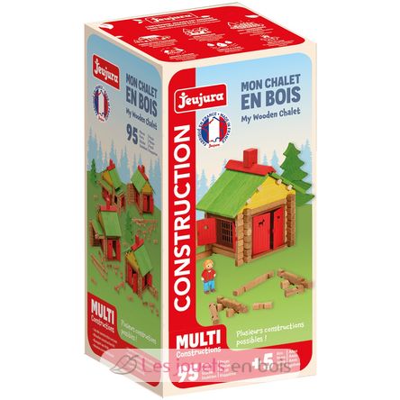 Mi chalet de madera 95 piezas JJ1801 Jeujura 1