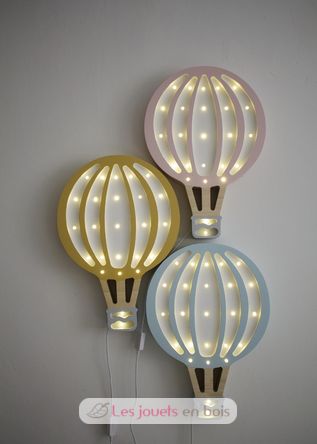 Luz nocturna de globo de mostaza LL027-398 Little Lights 6