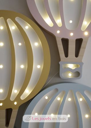 Luz nocturna de globo de mostaza LL027-398 Little Lights 4