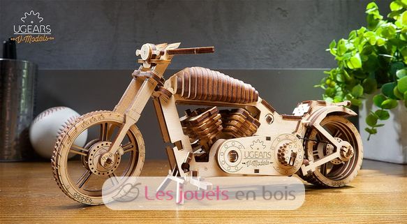 Motocicleta VM-02 modelo mecánico U-70051 Ugears 8