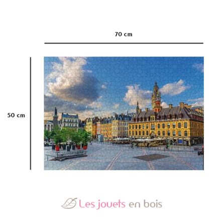 Puzzle La Grand Place de Lille 1000 piezas NA12001880 Nathan 3