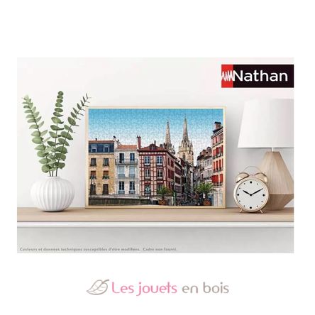 Puzzle La ciudad de Bayona 500 piezas NA12001873 Nathan 4