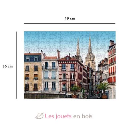 Puzzle La ciudad de Bayona 500 piezas NA12001873 Nathan 3