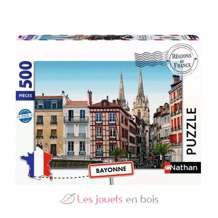 Puzzle La ciudad de Bayona 500 piezas NA12001873 Nathan 2